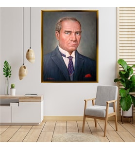 ÇERÇEVELİ ATATÜRK TABLO S712