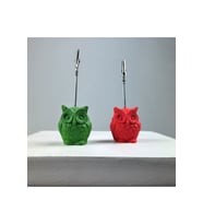 Baykuş Not Tutucu 2'li Set (yeşil - Mercan)