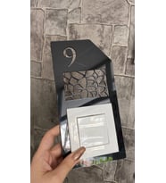 10 ADET Parlak Daire Kapı Numarası Zil Priz Çerçevesi