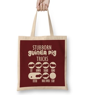 Stubborn Guinea Pig Tricks With Seven Styles Bez Çanta Uzun Saplı