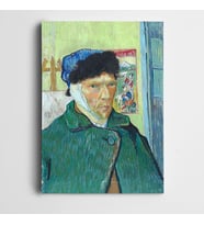 Vincent Van Gogh Self Portrat Bandaged Ear Kanvas Tablo