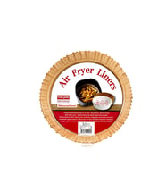 50PCS YUVARLAK TABAN: 16CM - KENAR: 4.5CM AİR FRYER PİŞİRME KALIP KAĞIT (5343)