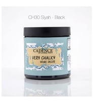 Cadence Very Chalky Home Decor Mobilya Boyası 500 ml. CH-30 SİYAH 