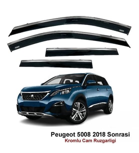 Peugeot 5008 Kromlu Cam Rüzgarlığı Niken 2018 Sonrası