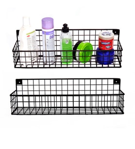 Metal Banyo, Mutfak Rafı 2’li Set WD241