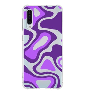 Samsung Galaxy A50s  Köşe Korumalı Antişok Kapak Renkli Desen Tasarımlı Şeffaf Silikon Kılıf