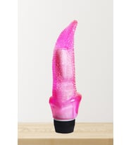 18 cm Dil Vibratör Silikon Yapısı İle Yalama Hissini Arttıran Tasarımlı Dil Vibratör Dildo (Pembe)