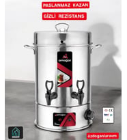 Çay Otomatı 80 Bardak Semaver Elektrikli Çay Makinesi Gizli Rezistans