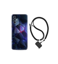Tcl 30 Se Kılıf Excode Uyumlu Ipli Boyun Askılı Desenli Silikon Üçgenler 2 1872