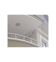 6 Mm 3 X 13 Metre (göz 5 Cm) Balkon Güvenlik Filesi Çocuk Emniyet Ağı Merdiven Güvenlik Ağı  (Çok Renkli)