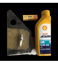 YAMAHA YBR PERİYODİK BAKIM SETİ YAĞ+FİLTRE+NGK BUJİ