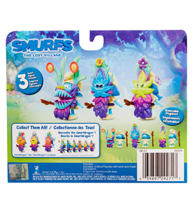 Şirinler Kayıp Köy Smurfstorm 3'lü Figür Set Model 2