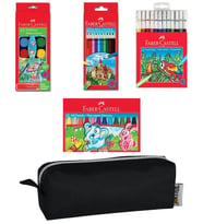 Faber Castell Öğrenci Boyama Seti Kalem Çantalı