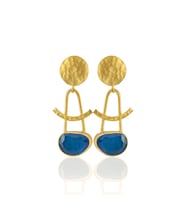 Kadir Jewellery 22 Ayar Altın Kaplama Vintage Küpe -El İşçiliği Ve Hipoalerjenik Küpe