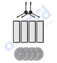 DREAME L20 ULTRA UYUMLU 2 Yan Fırça 4 Filtre 4 Mop