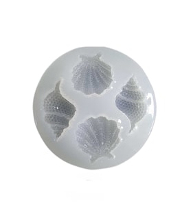 Epoksi Silikon Kalıp Deniz Kabuğu Modeli 4 Lü 7 CM