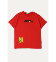 Benetton Erkek Çocuk Tişört (Bordo)