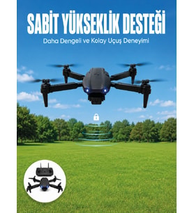 APP Kontrollü Mini Drone 4K HD Kamera, 360° Takla ve Katlanabilir Tasarım