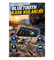 BT22 Yeni Nesil Dinleme ve Konuşma Özellikli Bluetooth Intercom Kask Kulaklığı