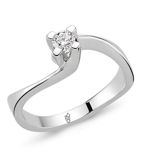18 Ayar Altın 0.30 Ct Pırlanta Tektaş Yüzük RM30047 (Çok Renkli)