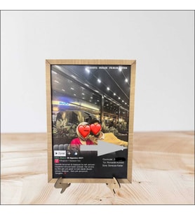 masaüstü dekoratif çerçeve standli film poster  model