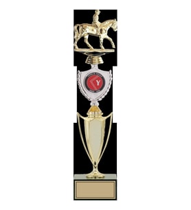 ODAK KUPA - Figürlü Kupalar - At / Binici Figürlü Kupalar FG-042 B - 44 cm