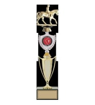 ODAK KUPA - Figürlü Kupalar - At / Binici Figürlü Kupalar FG-042 B - 44 cm