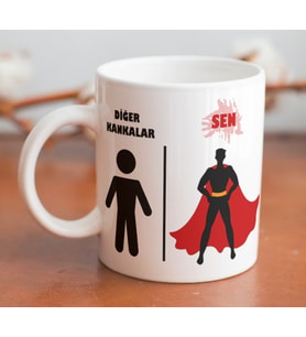 Kişiye Özel Diğer Kankalar ve Sen Kupa Bardak (Erkek)