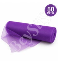 Süsleme Tülü Mor Grek Tül 50 m