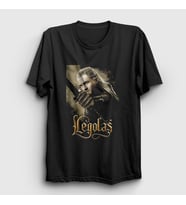 Presmono Unisex Siyah Legolas Yüzüklerin Efendisi The Lord Of The Rings T-Shirt 433563tt