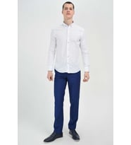 Morven Erkek PARLEMENT Basic Slim Fit Yan Cep Kumaş Pantolon