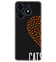 Tecno Spark 10 Pro Kılıf Silikon Desen Özel Seri Cats 1792