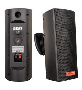 Magicvoice Mv-26 2X7,5 Cm 50W 3 Yollu Siyah Sütun Hat Trafolu Hoparlör 2'Li Takım