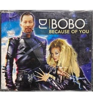 (Plak Değildir CD dir) CD Dj Bobo Because Of You Maxi Single CD