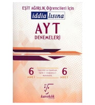 Karekök Yayıncılık Karekök AYT Eşit Ağırlık 6'lı Denemeleri (Yeni) (Çok Renkli)
