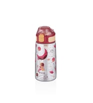 Vagonlife Tkk T3002 500ml Pipetli Kırmızı Astronot Desenli Tritan Matara