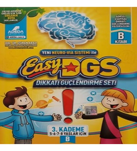 EASY Dikkati Güçlendirme Seti 5-8 yaş B Kitapçığı