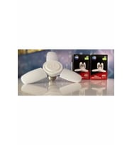 18w Mini Pervane Katlanabilir Led Ampül- E27- 1600 Lümen- Beyaz I