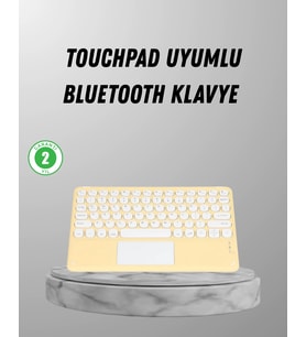 Mey İthalat® Bluetooth Klavye – Kablosuz, Sessiz Tuşlu, Android Ios Windows Uyumlu, Kompakt Taşınab