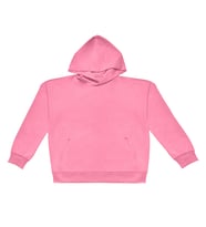 Pembe renkli kapşonlu eşofman takımı