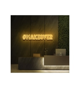 #MAKEOVER Yazılı Neon Tabela