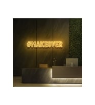 #MAKEOVER Yazılı Neon Tabela