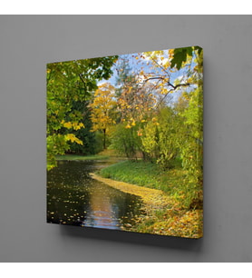DÖKÜLEN YAPRAKLAR KANVAS TABLO 160x160cm