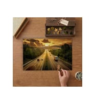 Uzun Yol - Manzara Tasarımı 240 parça Ahşap Puzzle Ahşap Kutuda MP04170