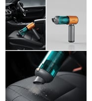 Araç İçin El Tipi Süpürge Güçlü Motor ve Uzun Pil Ömrü