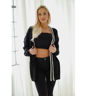 BADU KALP DESEN AJURLU HIRKA (Siyah)