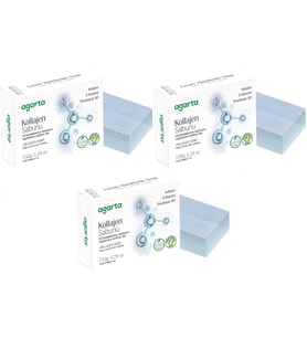 Agarta El Yapımı Doğal Sabun 150GR Kollajen (3 Lü Set)