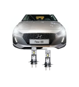 YENİ HYUNDAİ I30 LED KISA FAR AMPULÜ Mini Led 2'li Set H7