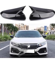 Honda Civic FC5 FK7 2016-2021 Batman Yarasa Ayna Kapağı Piano Black ABS Plastik
