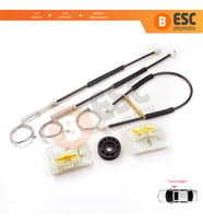 Ford Focus MK3 C346 2010-2019 4/5 Kapı BM5Z5423200 İçin Elektrikli Ön Sağ Kapı Cam Kriko Tamir Seti